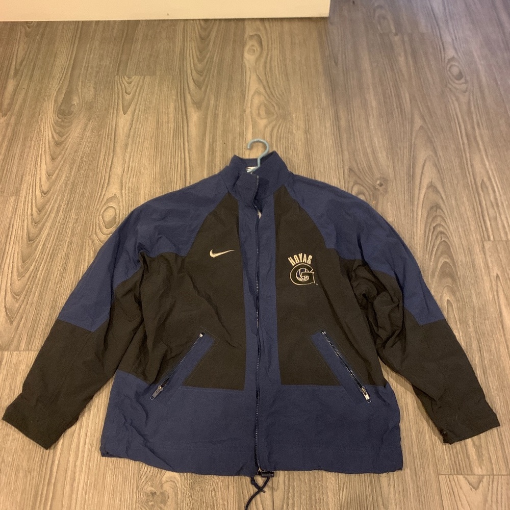 Vintage 90's Nike Georgetown Hoyas Basketball Windbreaker